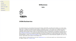 Desktop Screenshot of china-buchservice.de